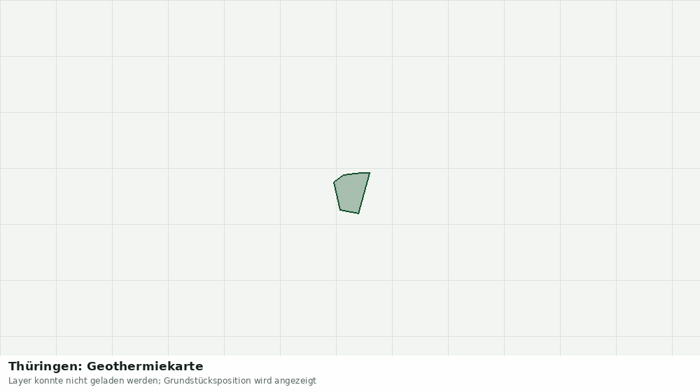 Statische Kartenansicht: Thüringen: Geothermiekarte