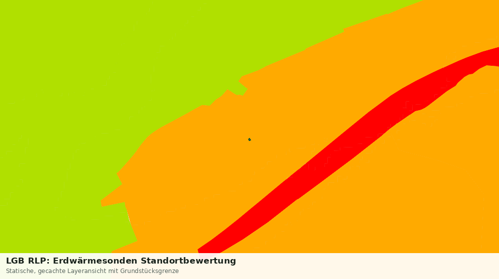 Statische Kartenansicht: LGB RLP: Erdwärmesonden Standortbewertung