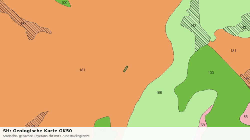 Statische Kartenansicht: SH: Geologische Karte GK50