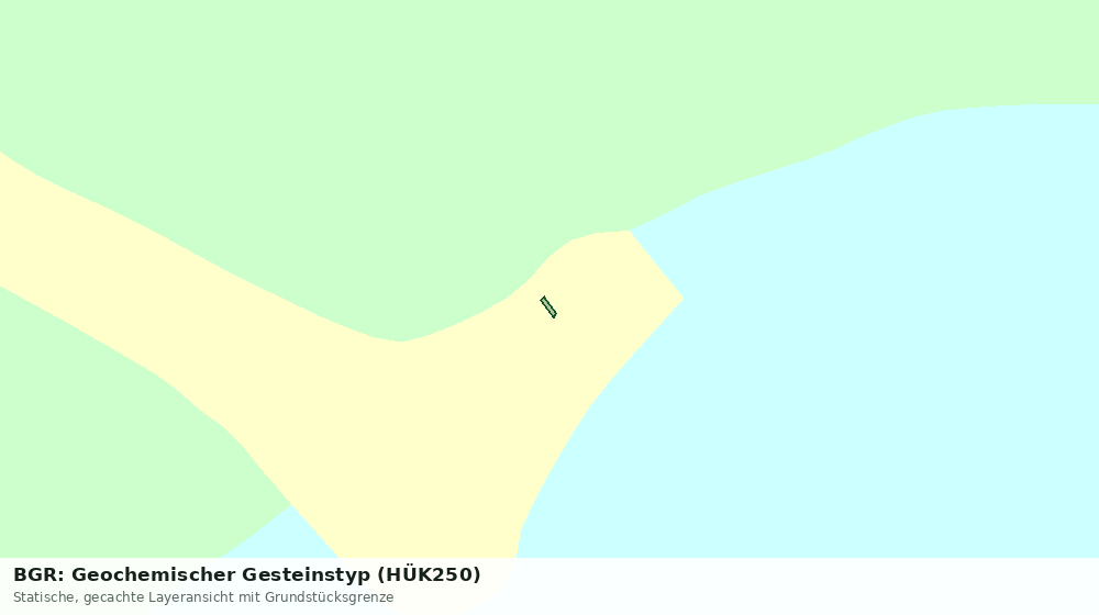 Statische Kartenansicht: BGR: Geochemischer Gesteinstyp (HÜK250)