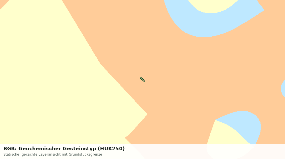 Statische Kartenansicht: BGR: Geochemischer Gesteinstyp (HÜK250)