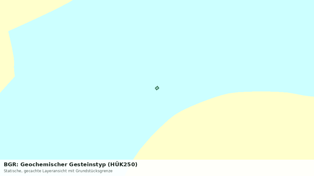 Statische Kartenansicht: BGR: Geochemischer Gesteinstyp (HÜK250)