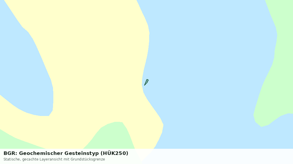 Statische Kartenansicht: BGR: Geochemischer Gesteinstyp (HÜK250)