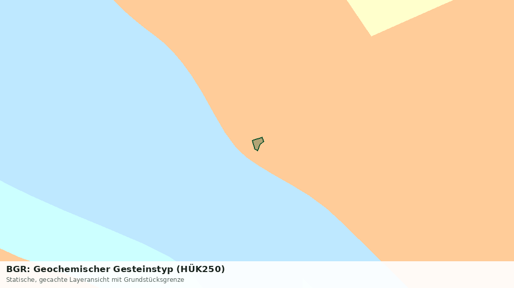 Statische Kartenansicht: BGR: Geochemischer Gesteinstyp (HÜK250)
