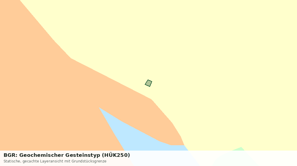 Statische Kartenansicht: BGR: Geochemischer Gesteinstyp (HÜK250)