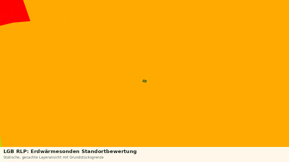 Statische Kartenansicht: LGB RLP: Erdwärmesonden Standortbewertung