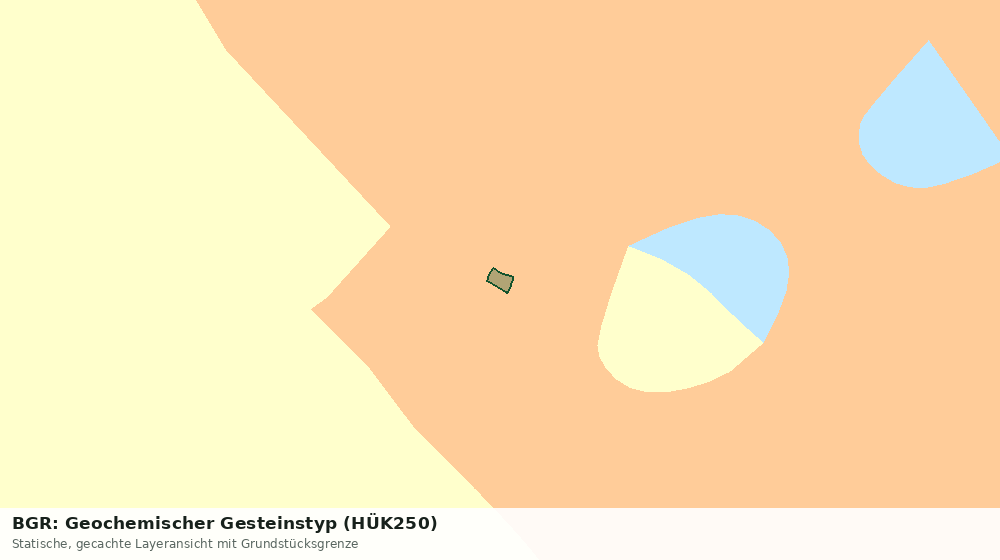 Statische Kartenansicht: BGR: Geochemischer Gesteinstyp (HÜK250)