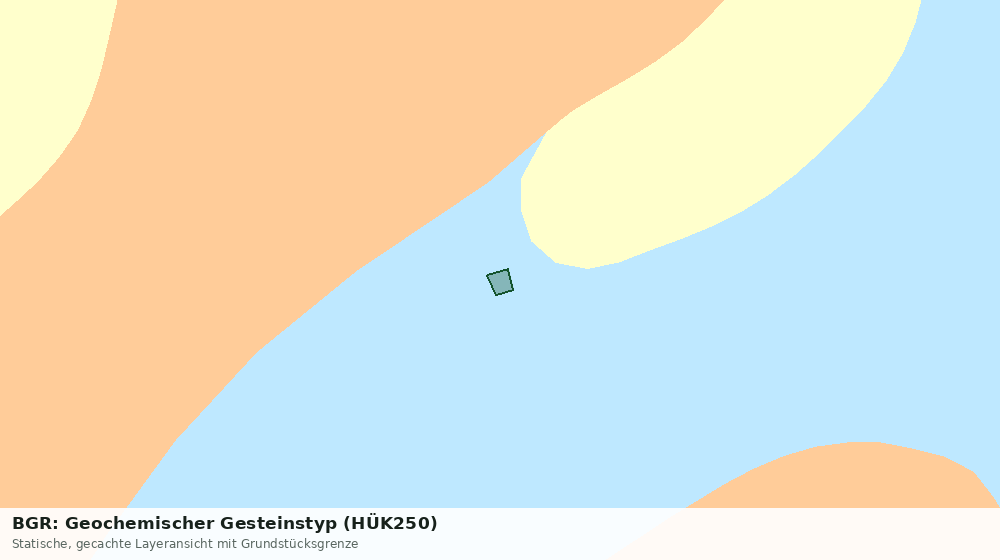 Statische Kartenansicht: BGR: Geochemischer Gesteinstyp (HÜK250)