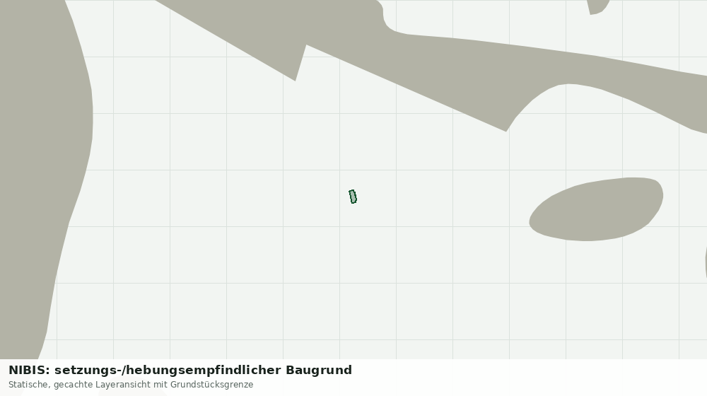 Statische Kartenansicht: NIBIS: setzungs-/hebungsempfindlicher Baugrund