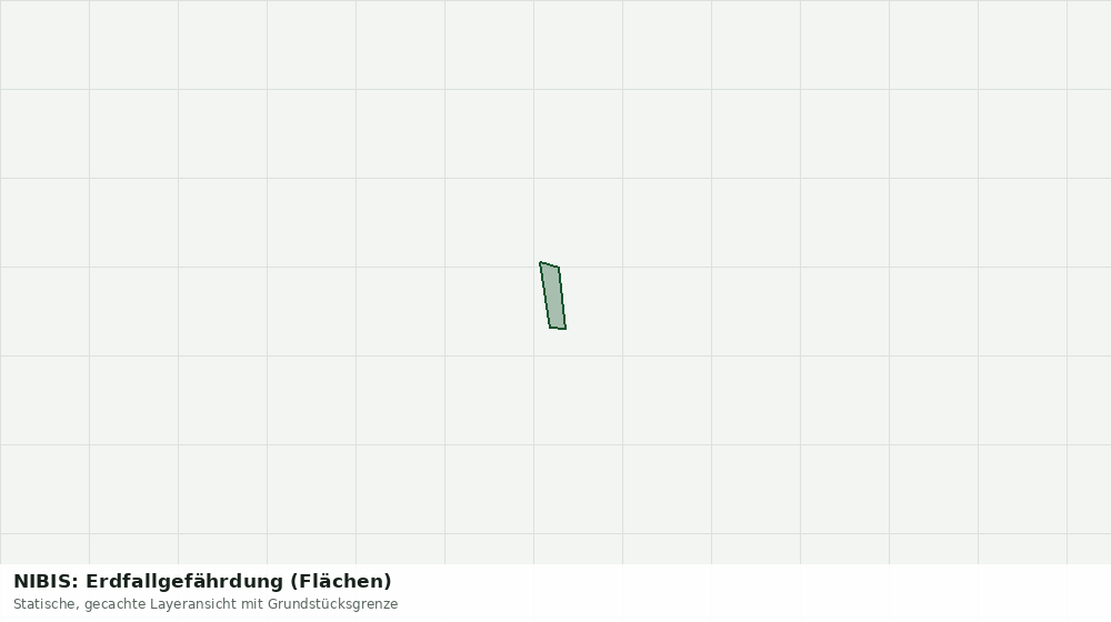Statische Kartenansicht: NIBIS: Erdfallgefährdung (Flächen)