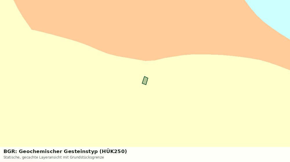 Statische Kartenansicht: BGR: Geochemischer Gesteinstyp (HÜK250)