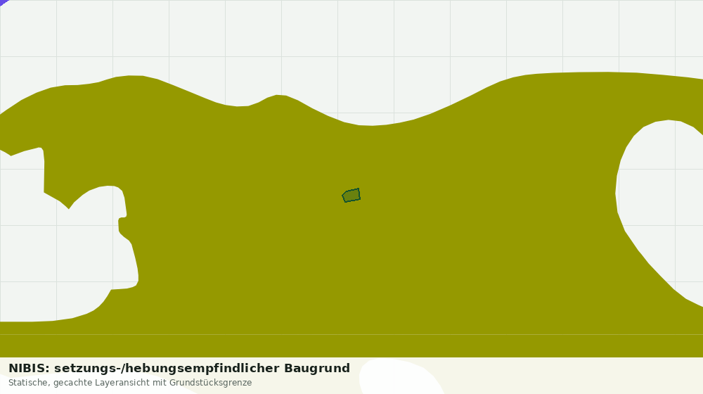 Statische Kartenansicht: NIBIS: setzungs-/hebungsempfindlicher Baugrund
