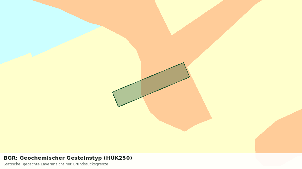 Statische Kartenansicht: BGR: Geochemischer Gesteinstyp (HÜK250)