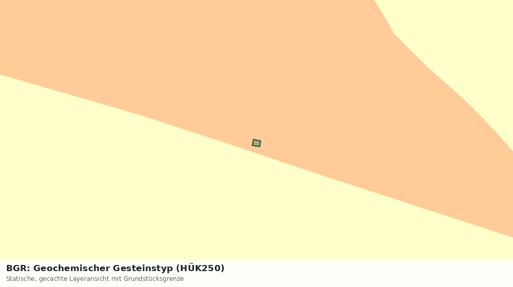 Statische Kartenansicht: BGR: Geochemischer Gesteinstyp (HÜK250)