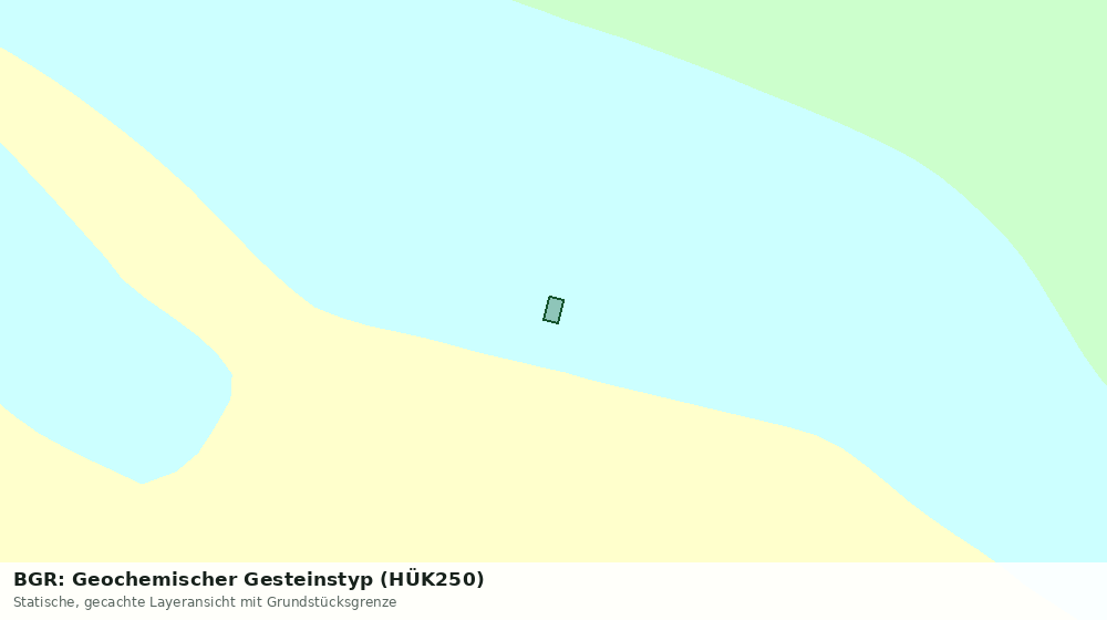 Statische Kartenansicht: BGR: Geochemischer Gesteinstyp (HÜK250)