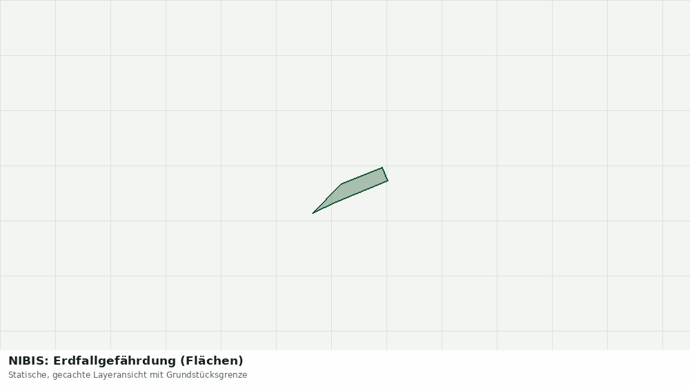 Statische Kartenansicht: NIBIS: Erdfallgefährdung (Flächen)