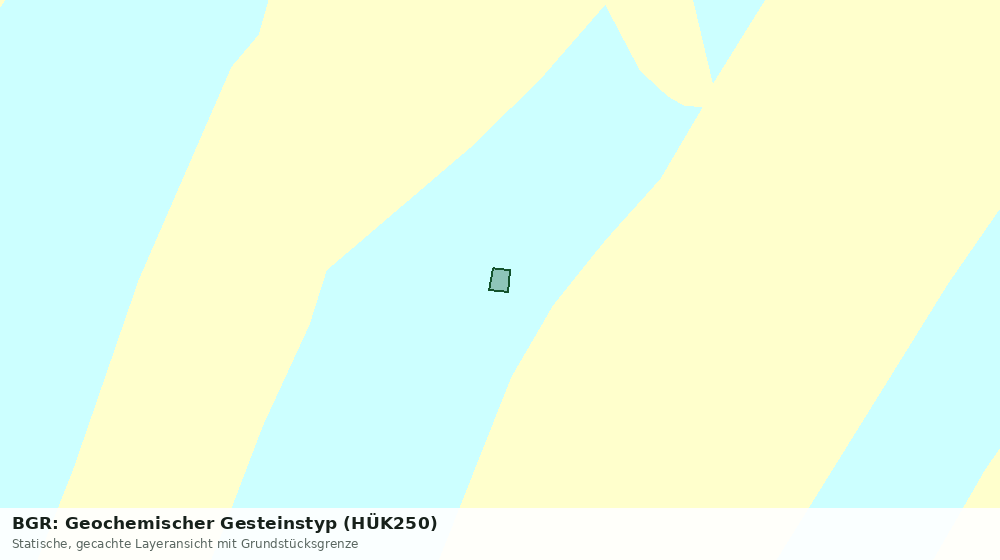 Statische Kartenansicht: BGR: Geochemischer Gesteinstyp (HÜK250)