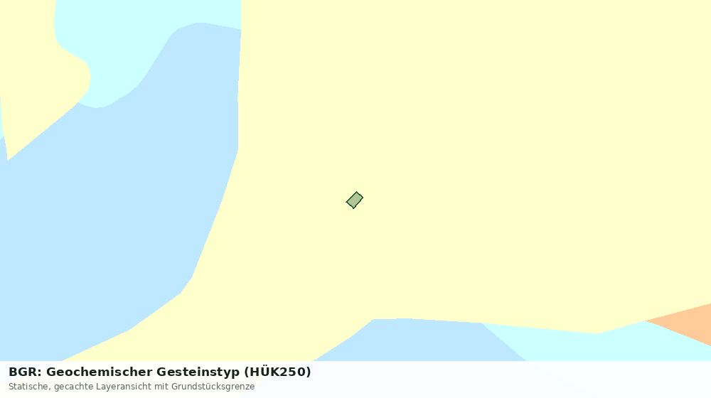 Statische Kartenansicht: BGR: Geochemischer Gesteinstyp (HÜK250)