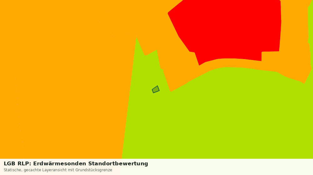 Statische Kartenansicht: LGB RLP: Erdwärmesonden Standortbewertung