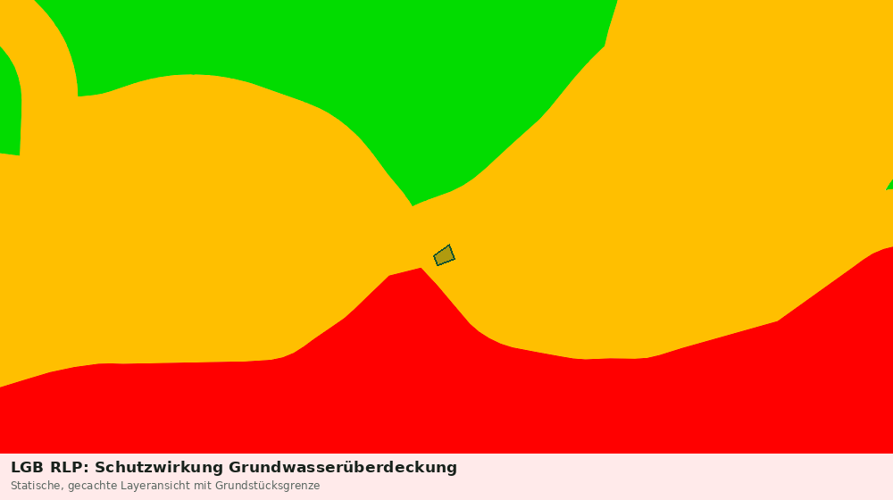 Statische Kartenansicht: LGB RLP: Schutzwirkung Grundwasserüberdeckung