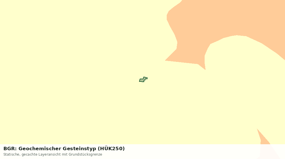 Statische Kartenansicht: BGR: Geochemischer Gesteinstyp (HÜK250)