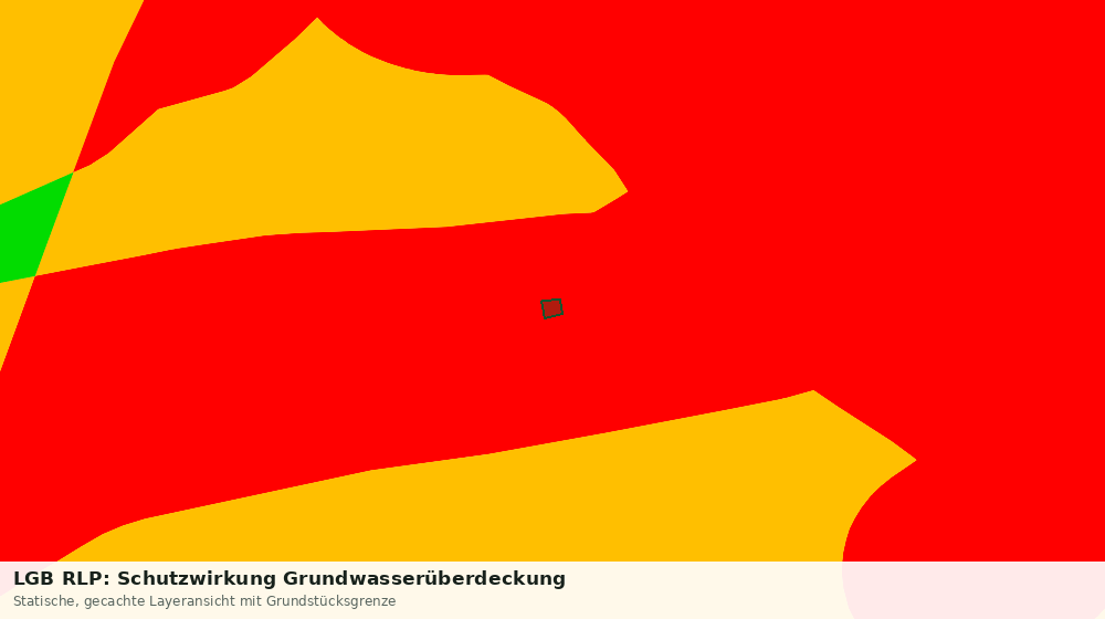 Statische Kartenansicht: LGB RLP: Schutzwirkung Grundwasserüberdeckung