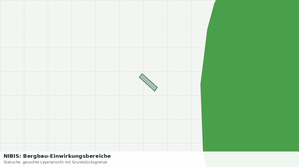 Statische Kartenansicht: NIBIS: Bergbau-Einwirkungsbereiche
