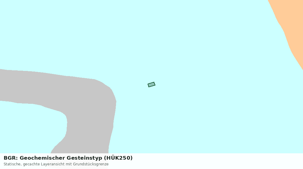 Statische Kartenansicht: BGR: Geochemischer Gesteinstyp (HÜK250)