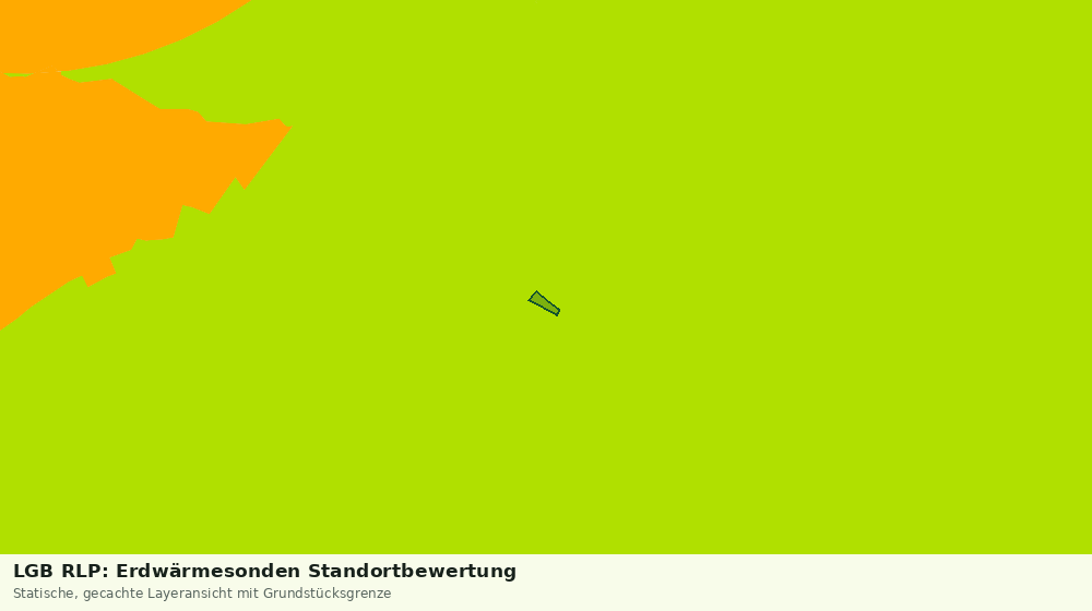 Statische Kartenansicht: LGB RLP: Erdwärmesonden Standortbewertung