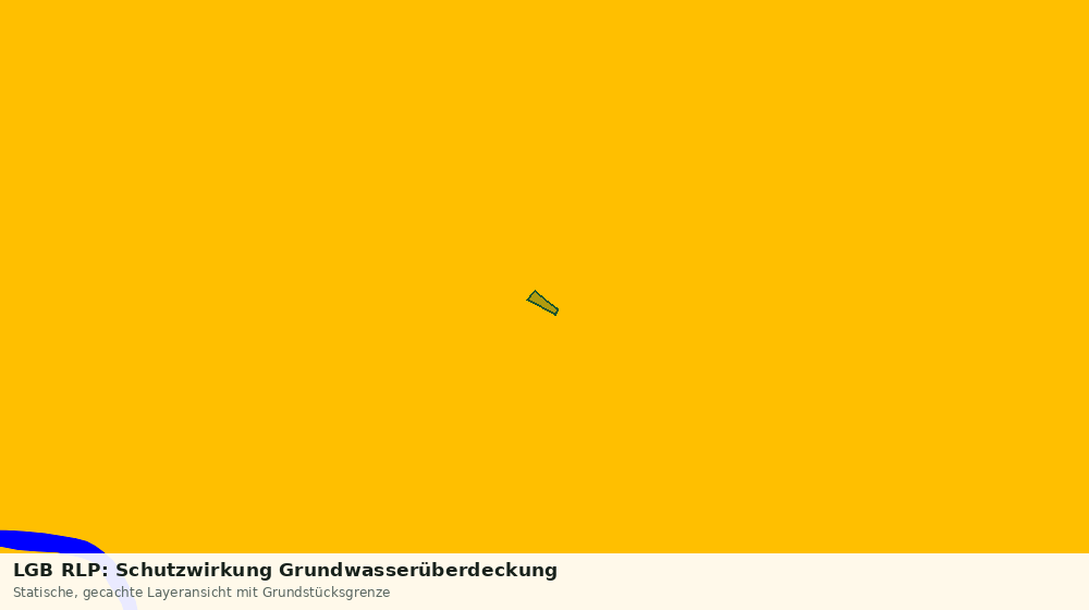 Statische Kartenansicht: LGB RLP: Schutzwirkung Grundwasserüberdeckung