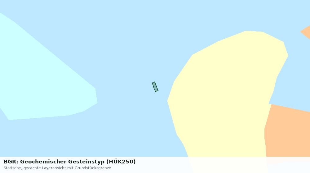 Statische Kartenansicht: BGR: Geochemischer Gesteinstyp (HÜK250)