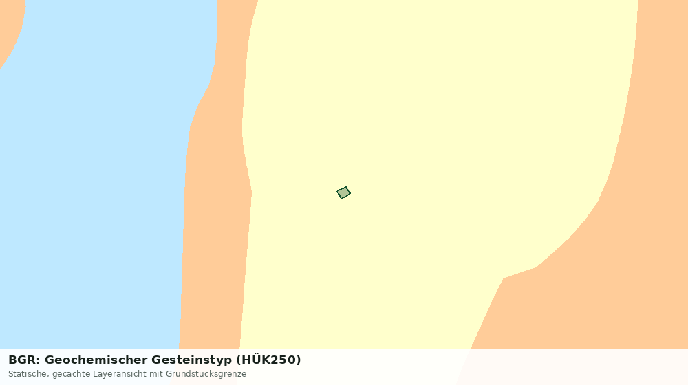 Statische Kartenansicht: BGR: Geochemischer Gesteinstyp (HÜK250)