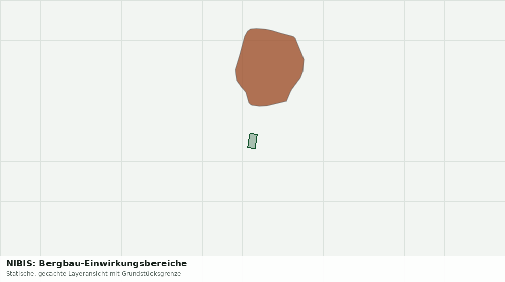 Statische Kartenansicht: NIBIS: Bergbau-Einwirkungsbereiche