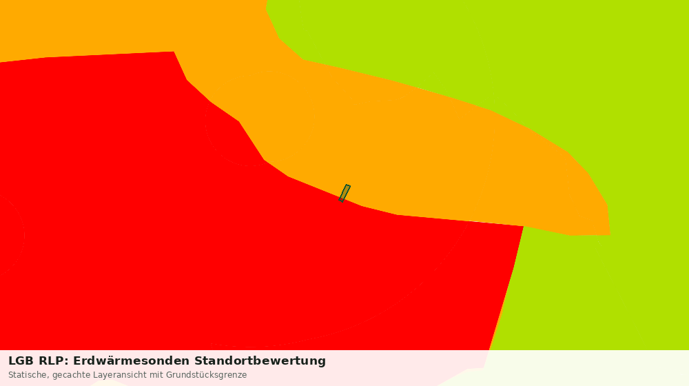 Statische Kartenansicht: LGB RLP: Erdwärmesonden Standortbewertung