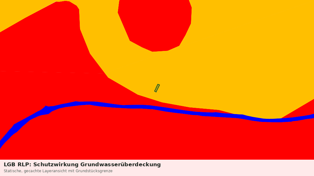Statische Kartenansicht: LGB RLP: Schutzwirkung Grundwasserüberdeckung