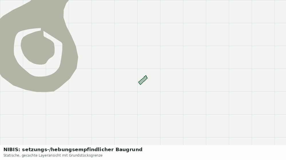 Statische Kartenansicht: NIBIS: setzungs-/hebungsempfindlicher Baugrund