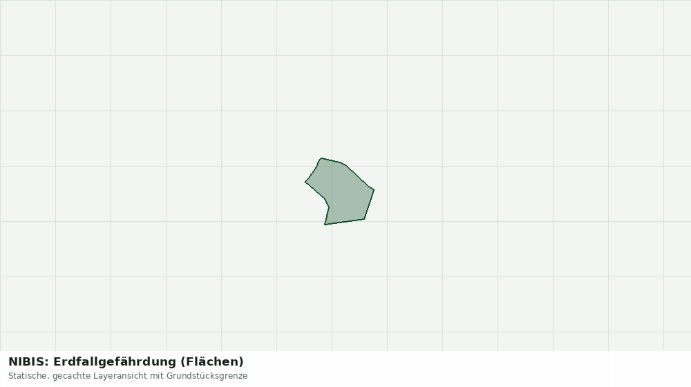 Statische Kartenansicht: NIBIS: Erdfallgefährdung (Flächen)