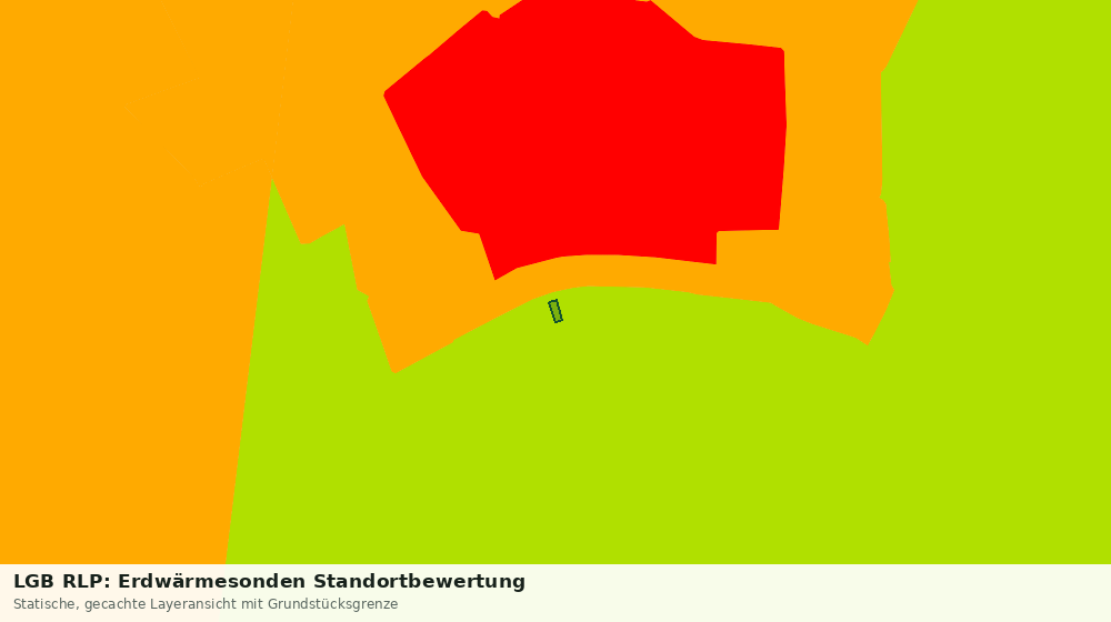 Statische Kartenansicht: LGB RLP: Erdwärmesonden Standortbewertung