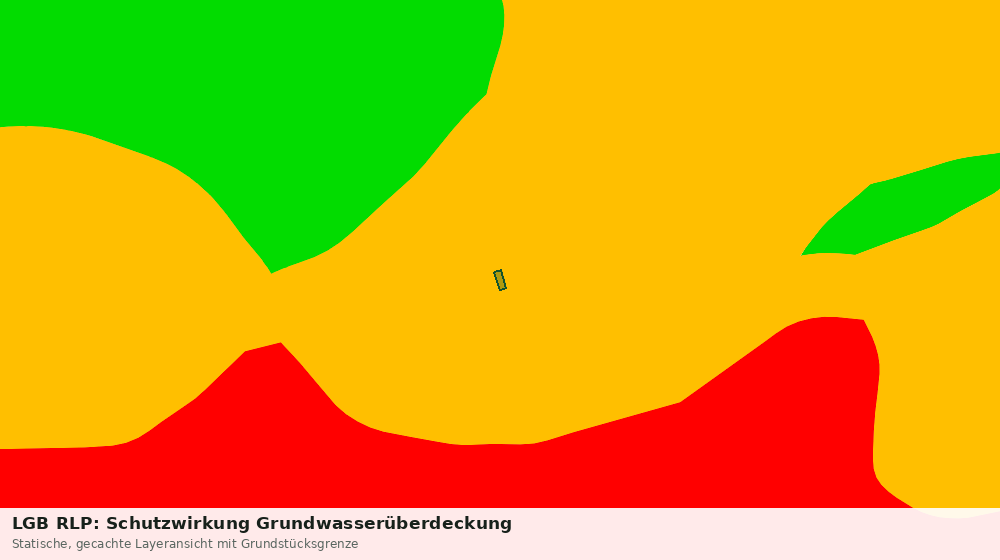 Statische Kartenansicht: LGB RLP: Schutzwirkung Grundwasserüberdeckung