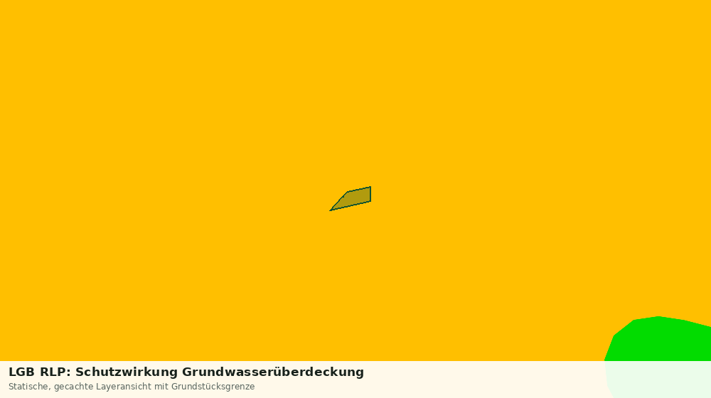 Statische Kartenansicht: LGB RLP: Schutzwirkung Grundwasserüberdeckung