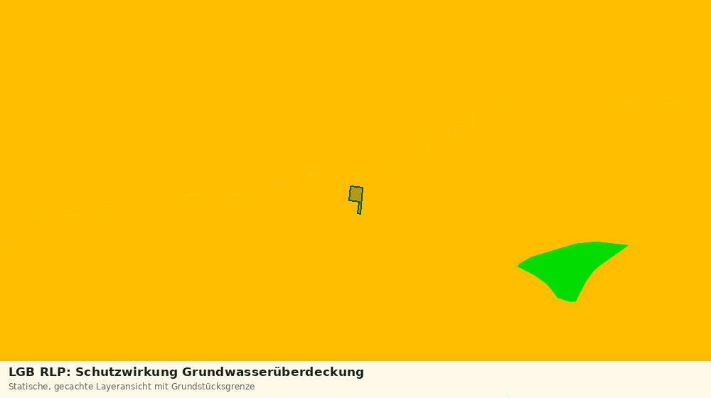 Statische Kartenansicht: LGB RLP: Schutzwirkung Grundwasserüberdeckung