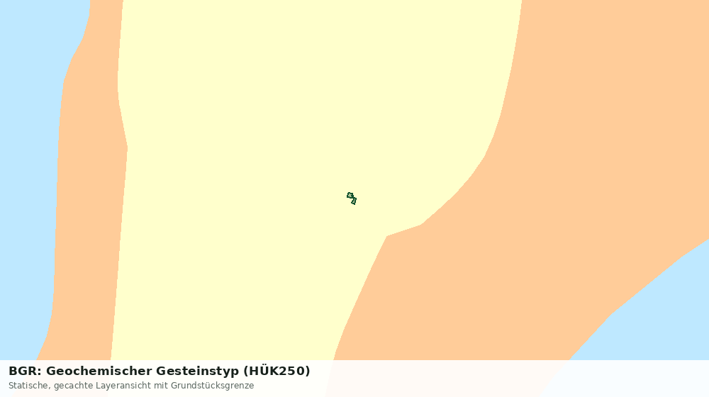 Statische Kartenansicht: BGR: Geochemischer Gesteinstyp (HÜK250)