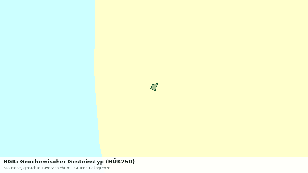 Statische Kartenansicht: BGR: Geochemischer Gesteinstyp (HÜK250)