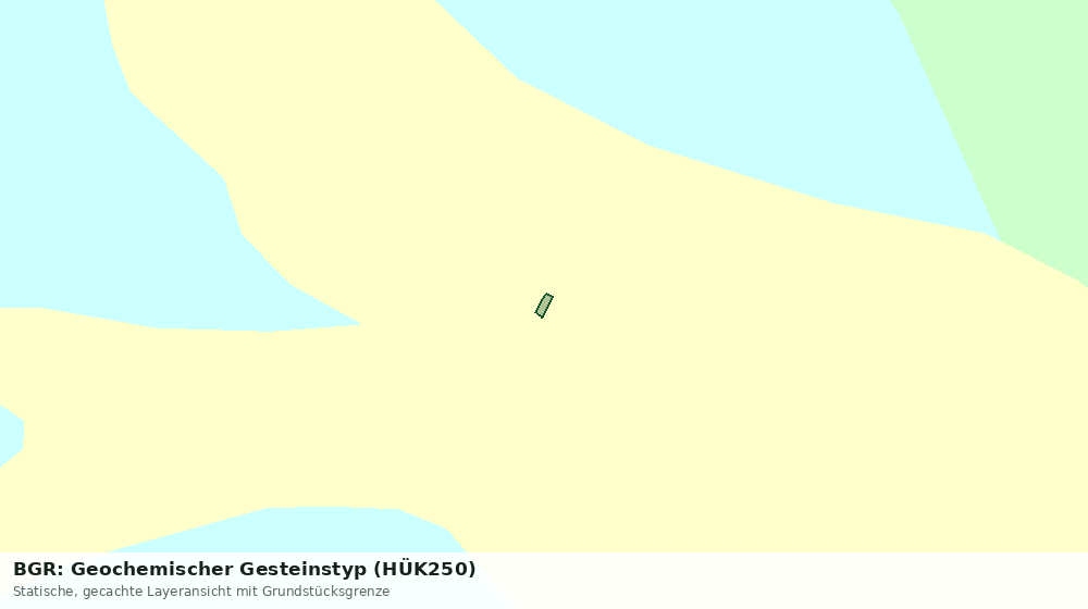 Statische Kartenansicht: BGR: Geochemischer Gesteinstyp (HÜK250)