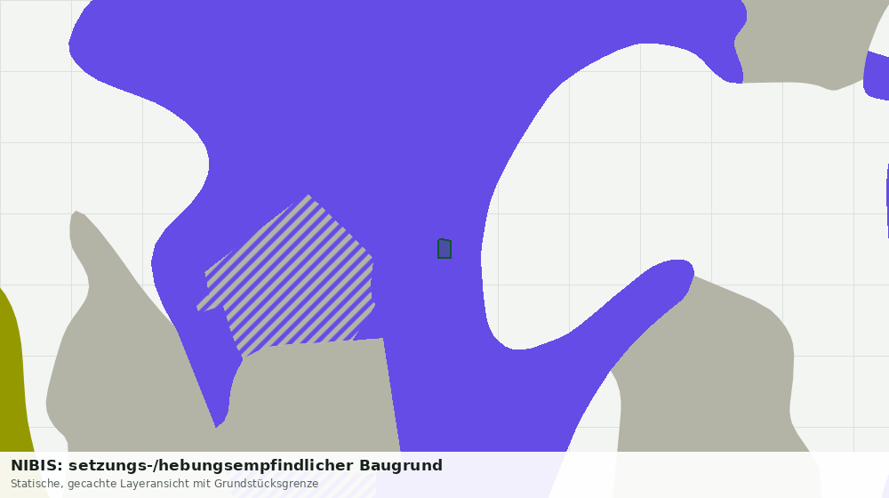 Statische Kartenansicht: NIBIS: setzungs-/hebungsempfindlicher Baugrund
