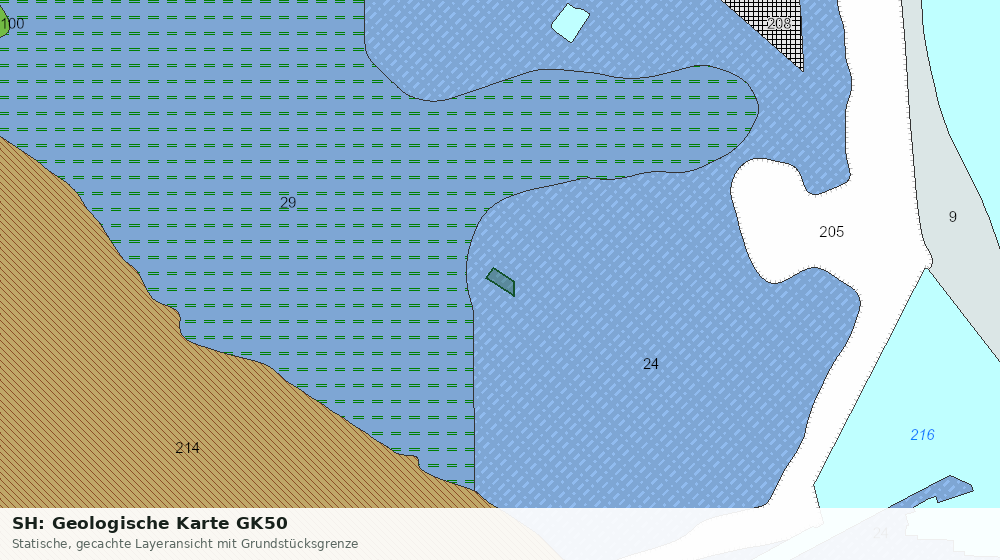 Statische Kartenansicht: SH: Geologische Karte GK50