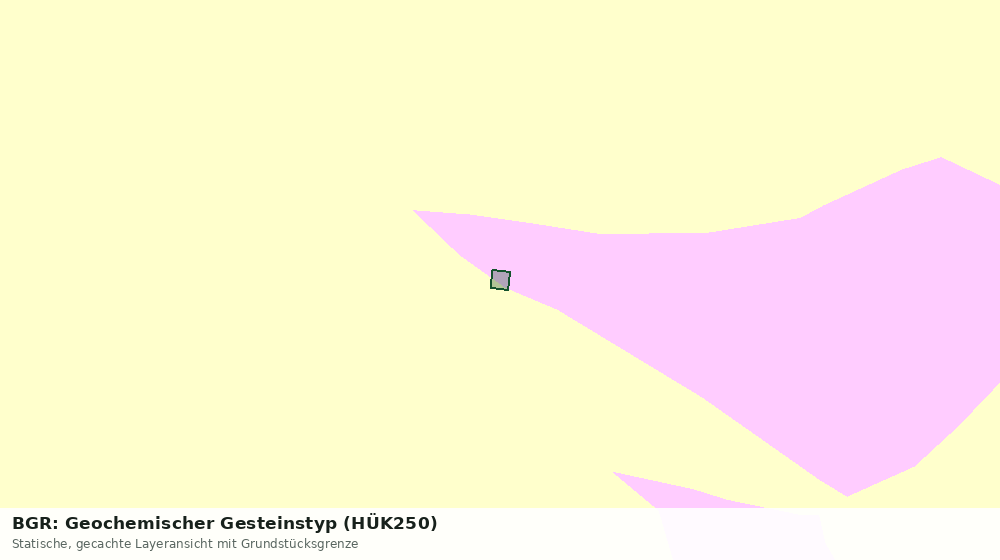 Statische Kartenansicht: BGR: Geochemischer Gesteinstyp (HÜK250)