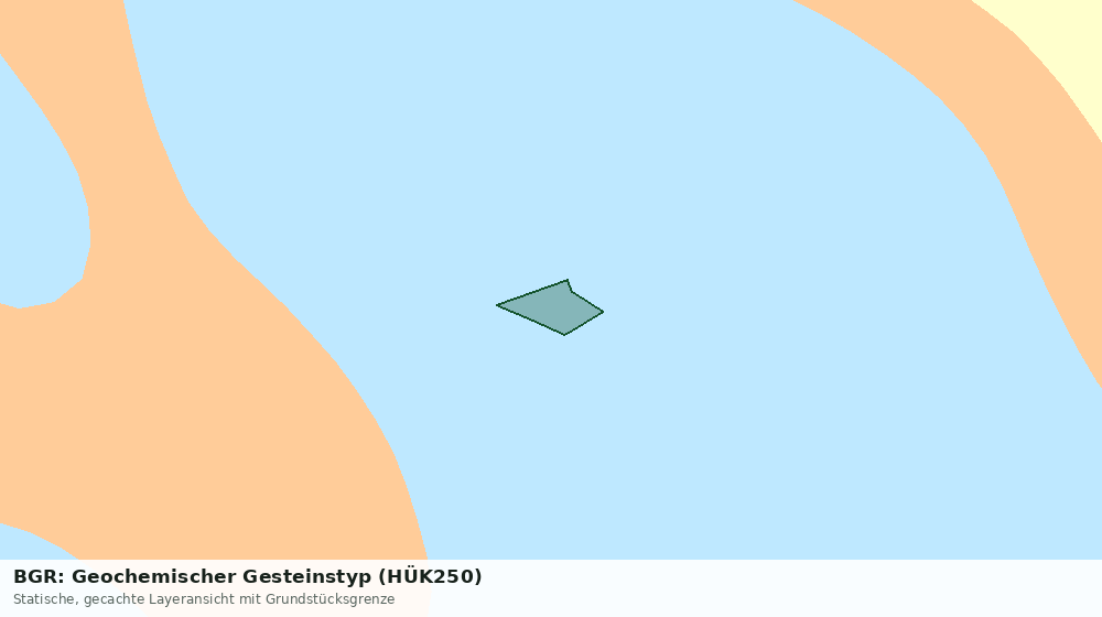 Statische Kartenansicht: BGR: Geochemischer Gesteinstyp (HÜK250)