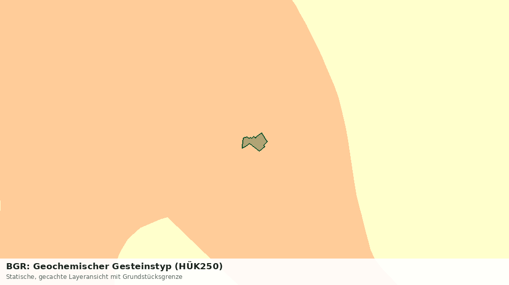 Statische Kartenansicht: BGR: Geochemischer Gesteinstyp (HÜK250)