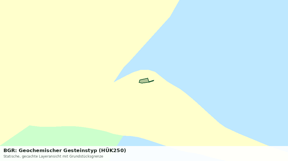 Statische Kartenansicht: BGR: Geochemischer Gesteinstyp (HÜK250)